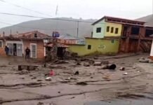 Ordenan «atención inmediata» en los estados Mérida, Barinas y Trujillo por fuertes lluvias