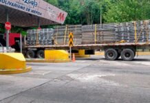 Arriban a Mérida materiales para reparar puentes afectados por las lluvias
